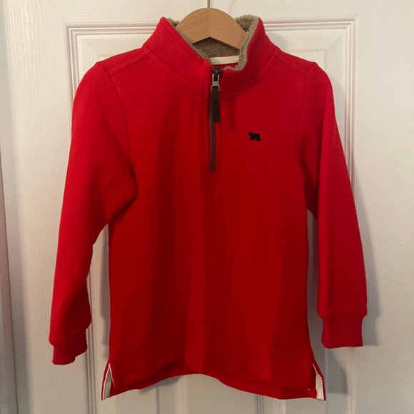 Carter's 4T Half Zip Pullover:Red - Picture 1 of 5